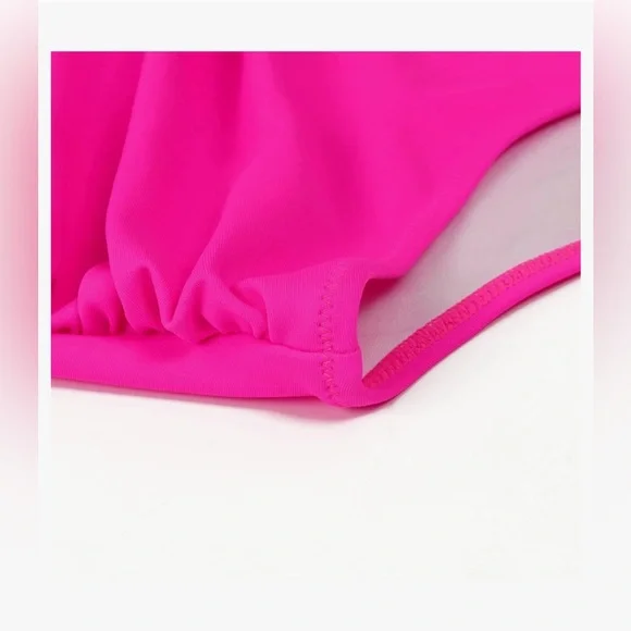 Women Front Cross Cutout One Piece Tummy Control High Waisted Bathing Suit - Picture 7 of 7